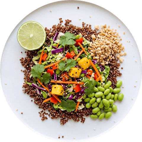 Thai Chicken Mango Crunch Power Bowl
