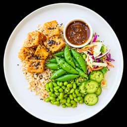 Tiki Teriyaki Tofu Poke Bowl