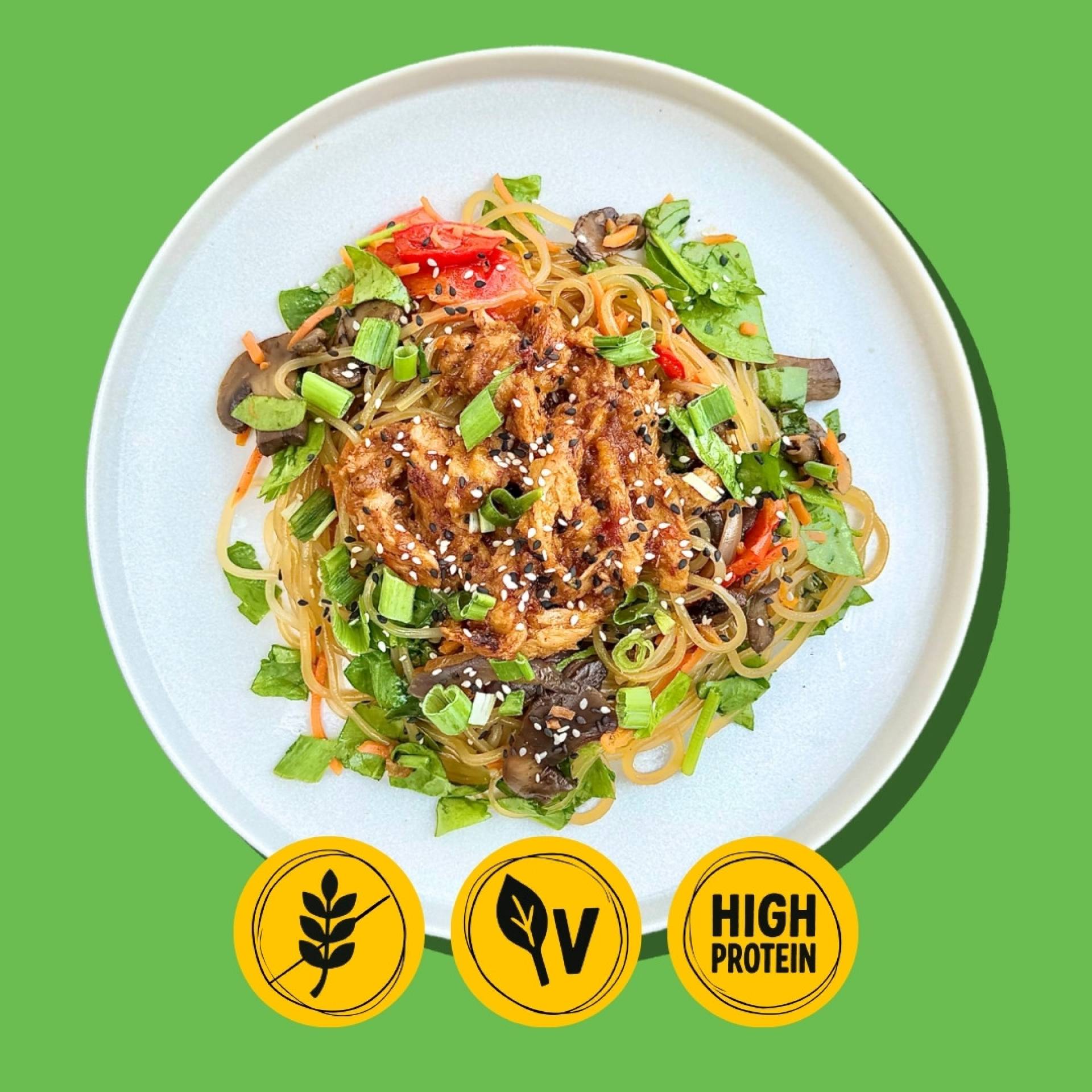 Korean Glass Noodle Stir Fry