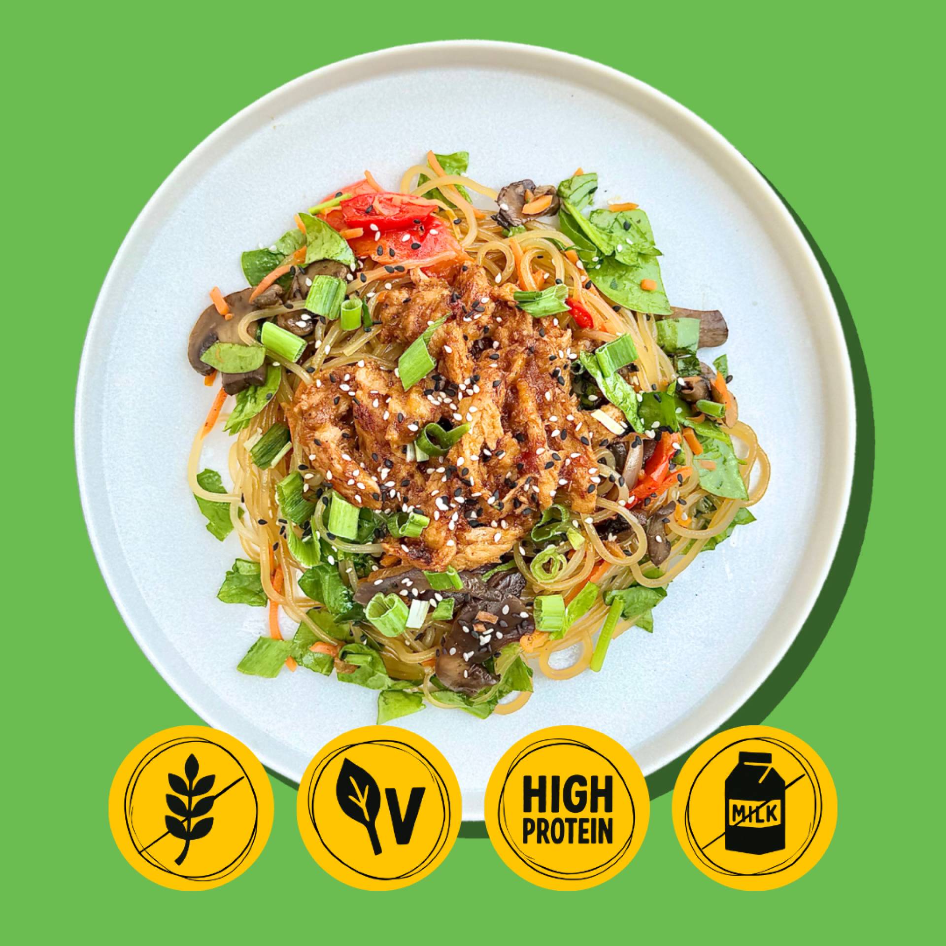 Korean Glass Noodle Stir Fry