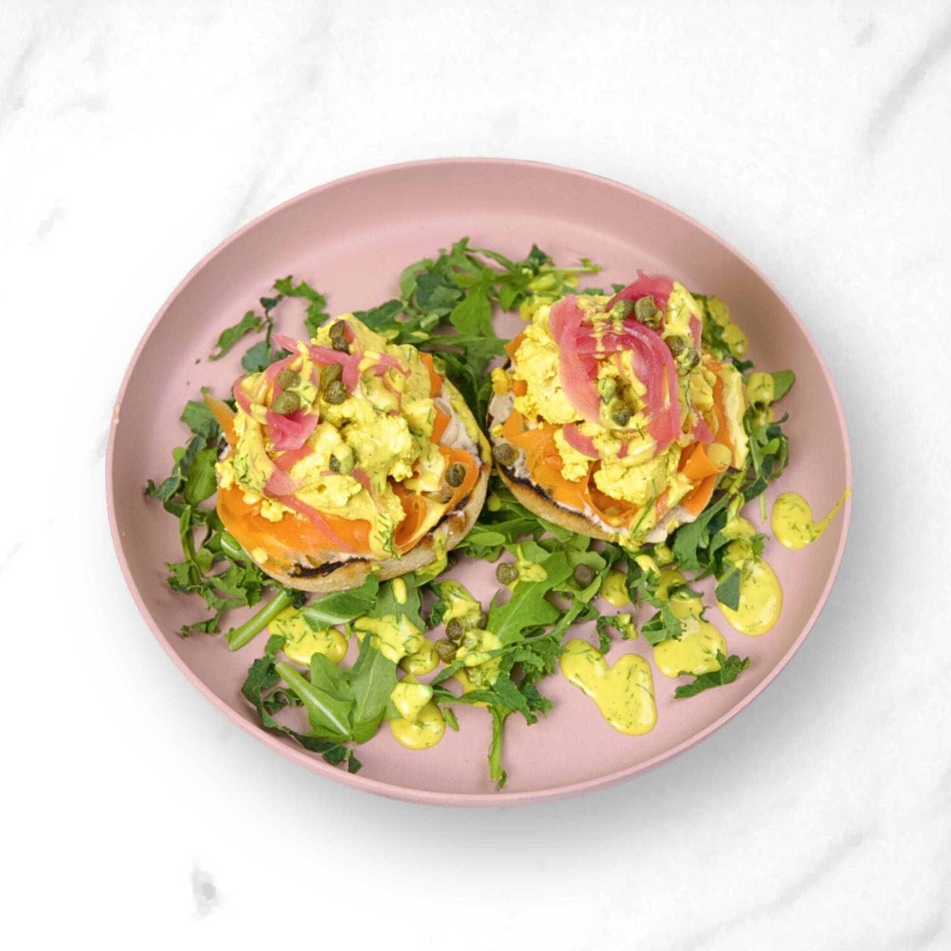 Eggz Benedict + Caper Dill Hollandaise