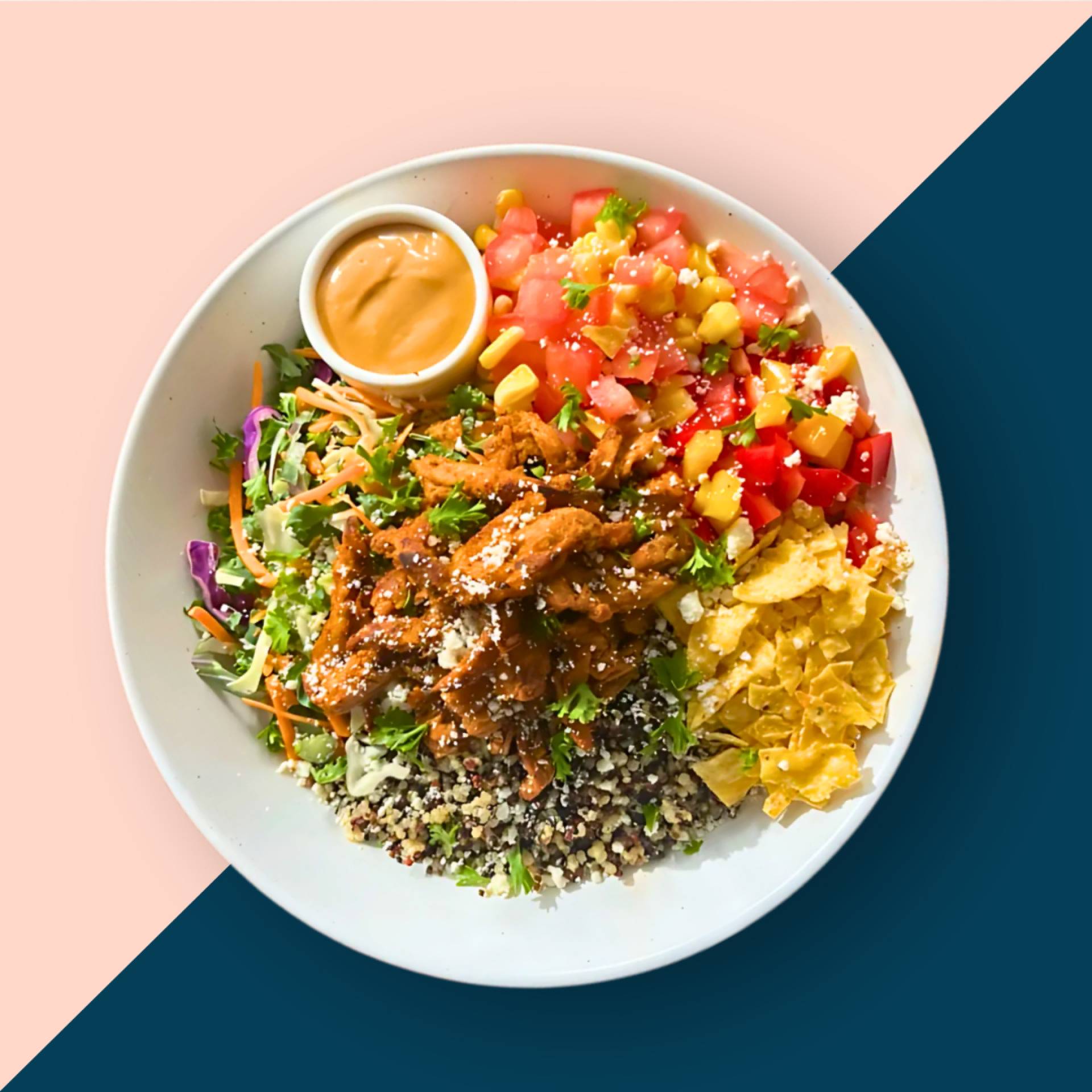 Santa Fe Sunset Chick'n Salad