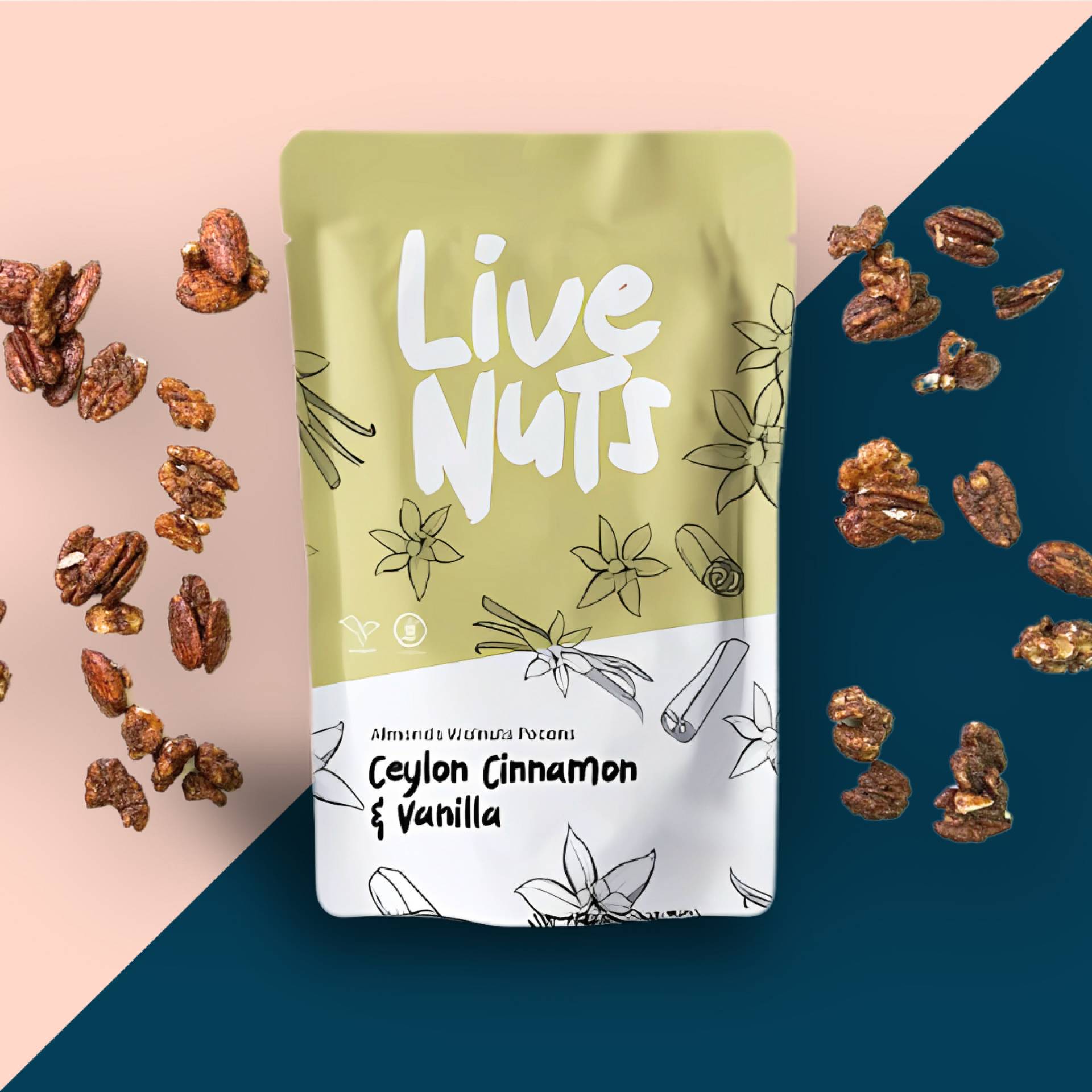 Live Nuts Cinnamon Maple