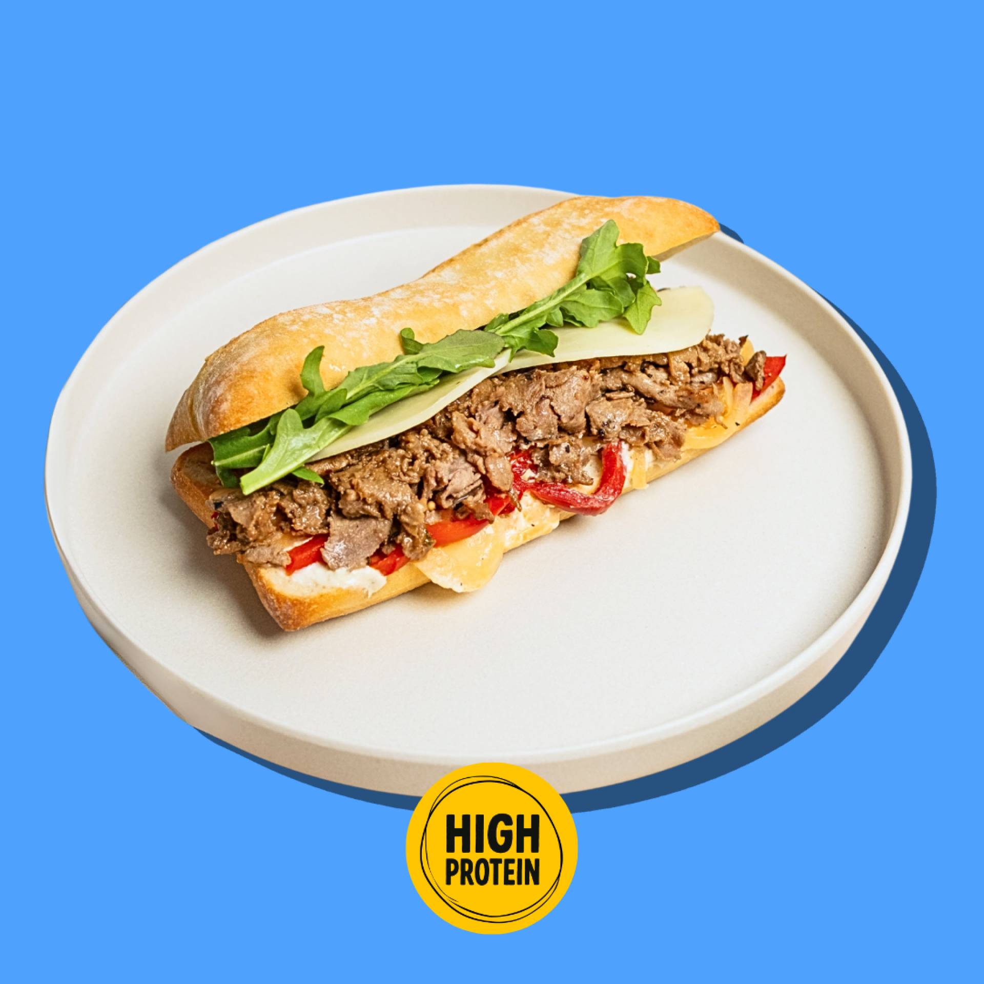 Philly Cheese Steak Ciabatta