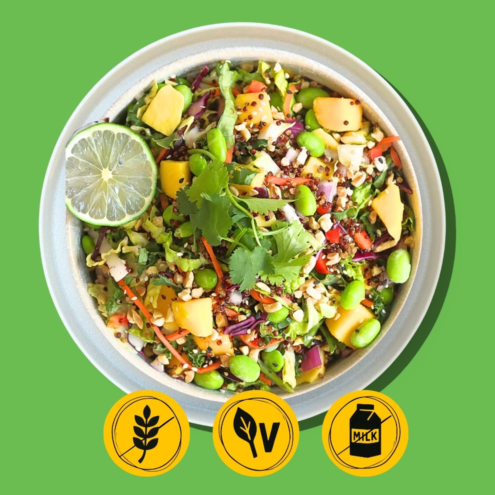 Thai Mango Crunch Power Bowl