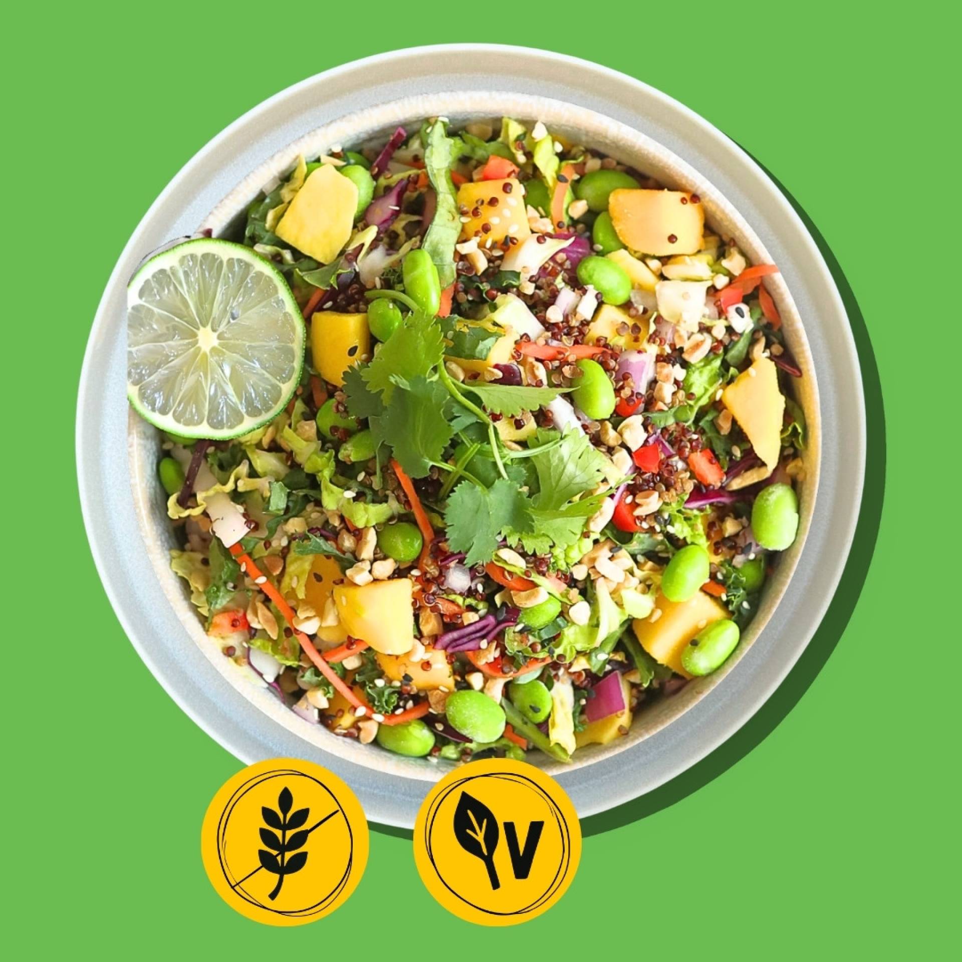 Thai Mango Crunch Power Bowl