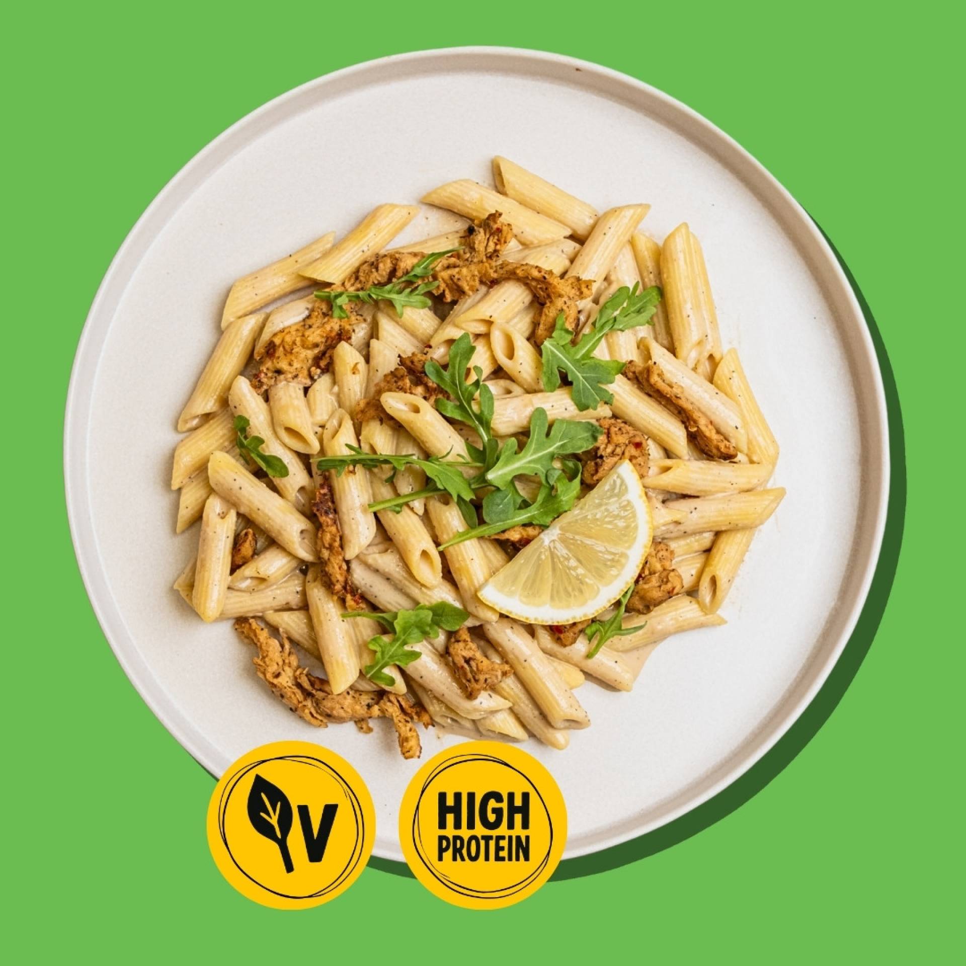 Herb Roasted Chick'n Alfredo