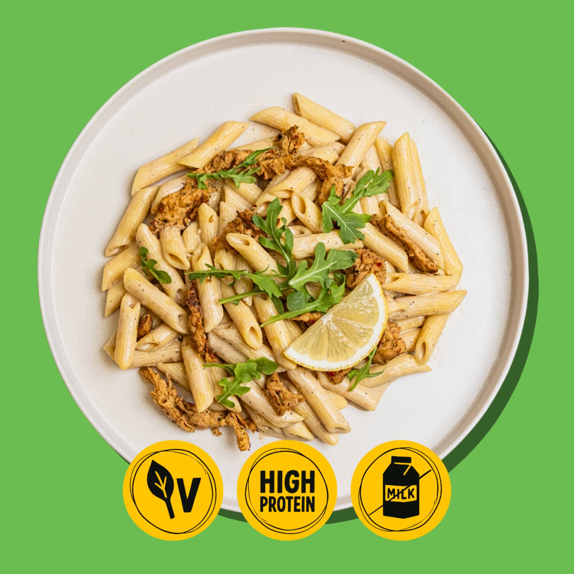 Herb Roasted Chick'n Alfredo