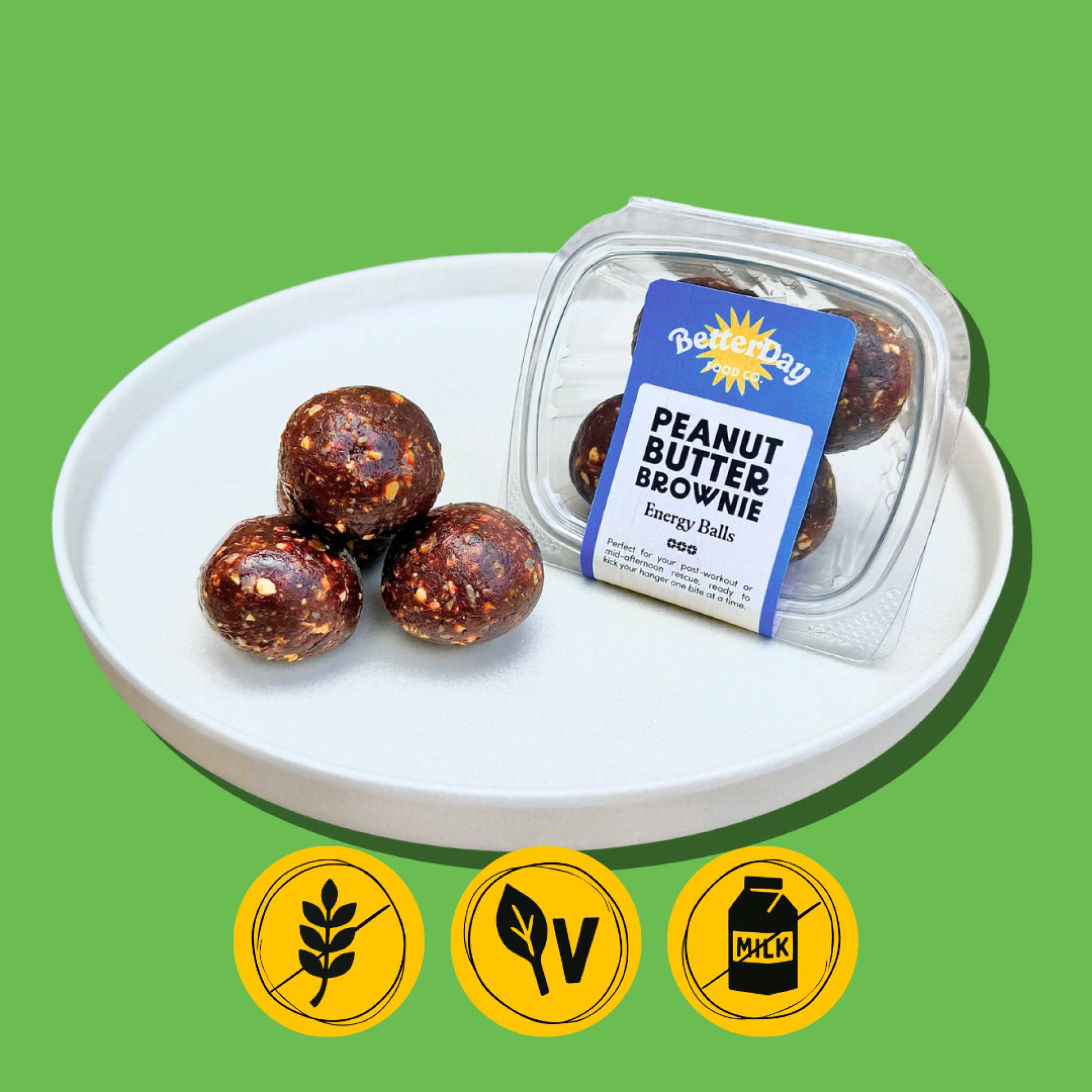 Peanut Butter Brownie Energy Balls