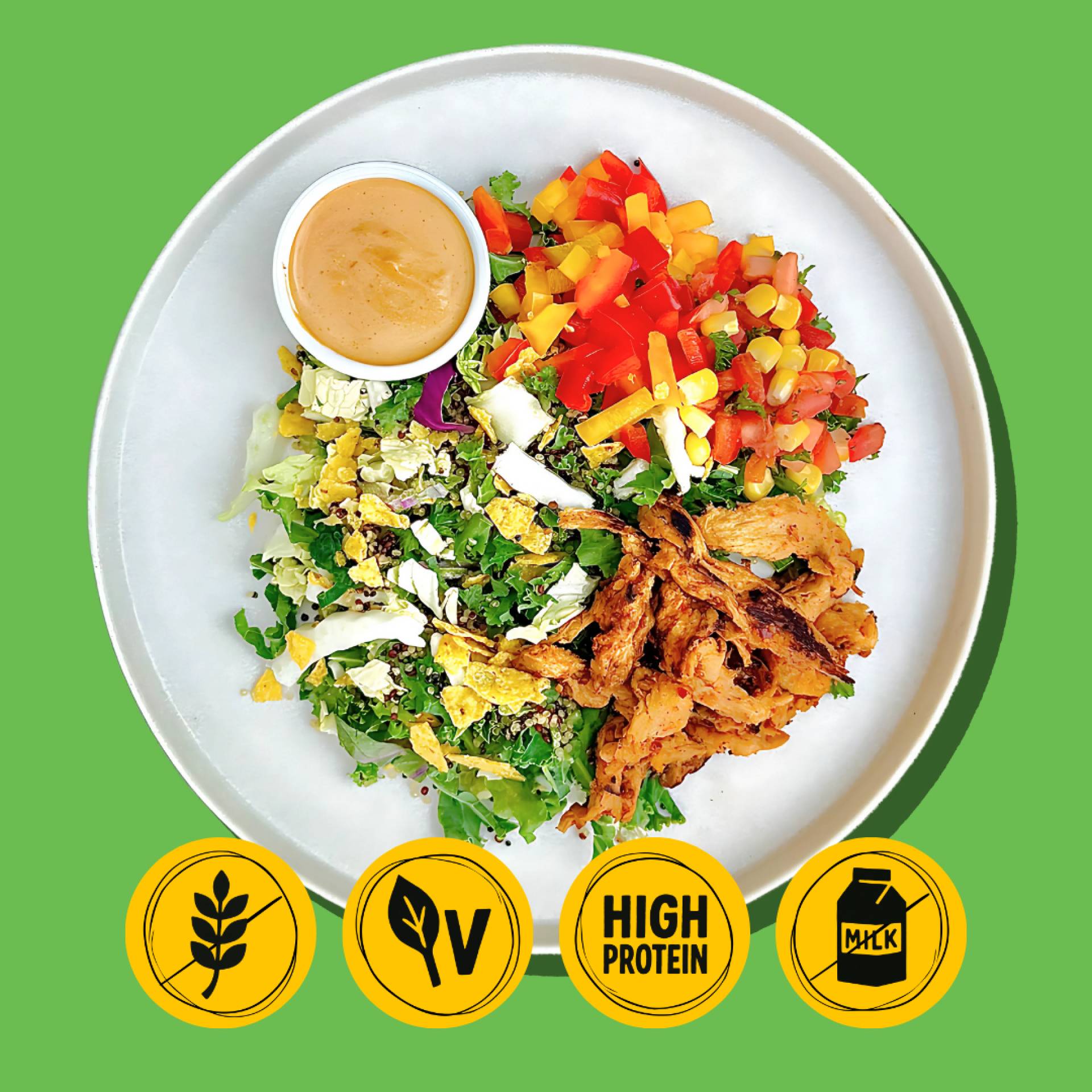 Santa Fe Sunset Chick'n Salad