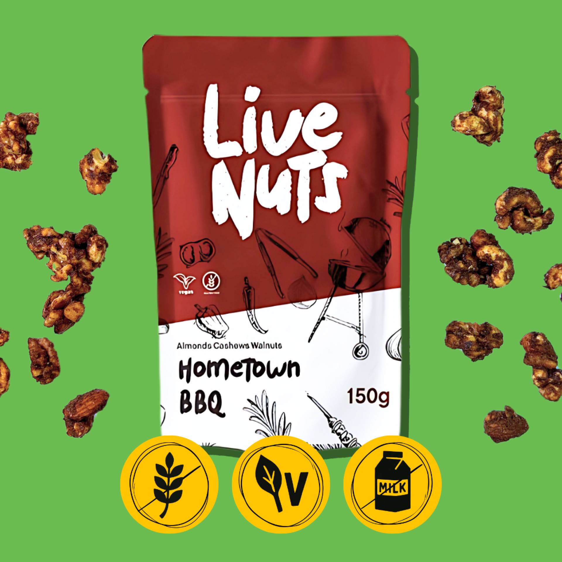 Live Nuts Hometown BBQ
