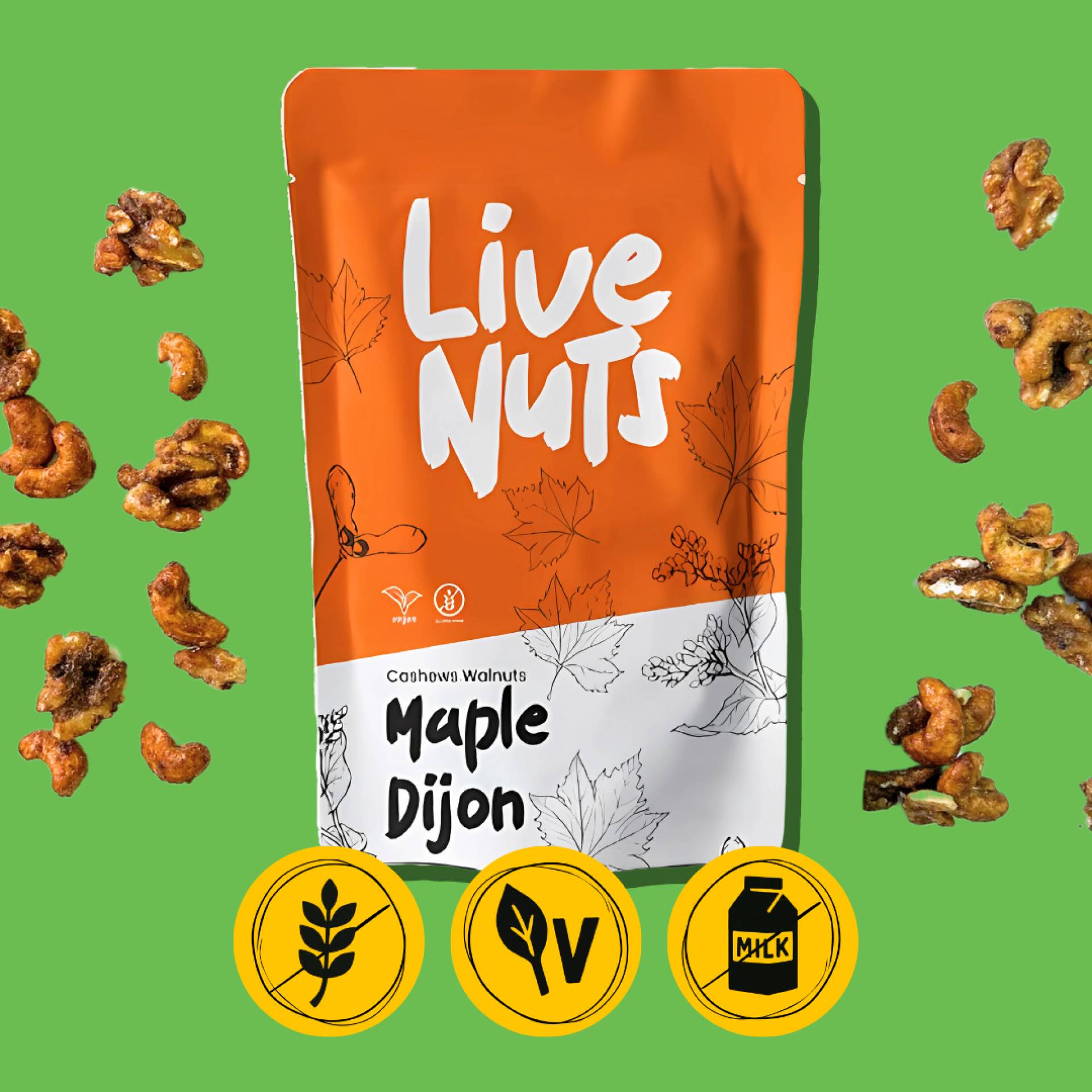 Live Nuts Maple Dijon