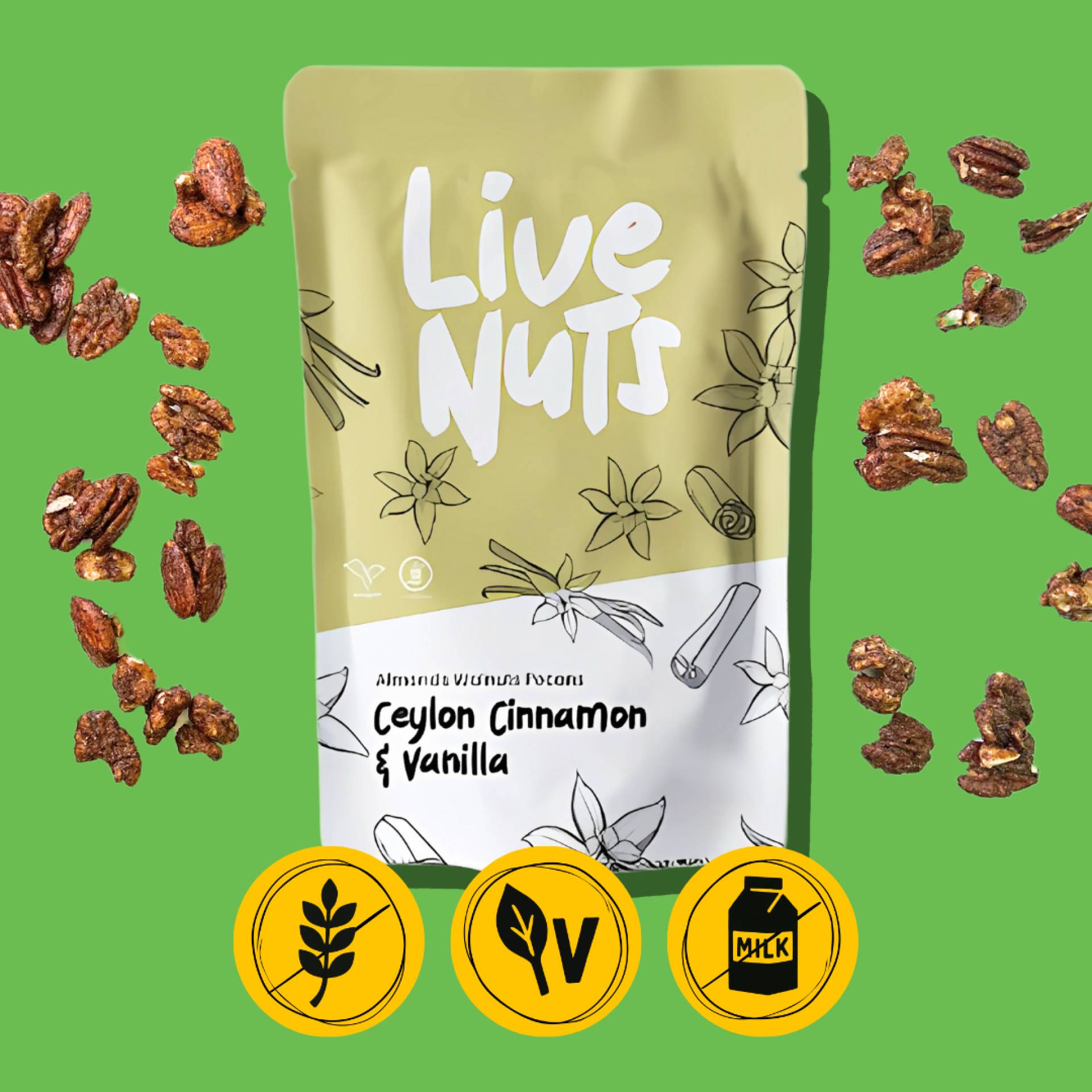 Live Nuts Cinnamon Maple