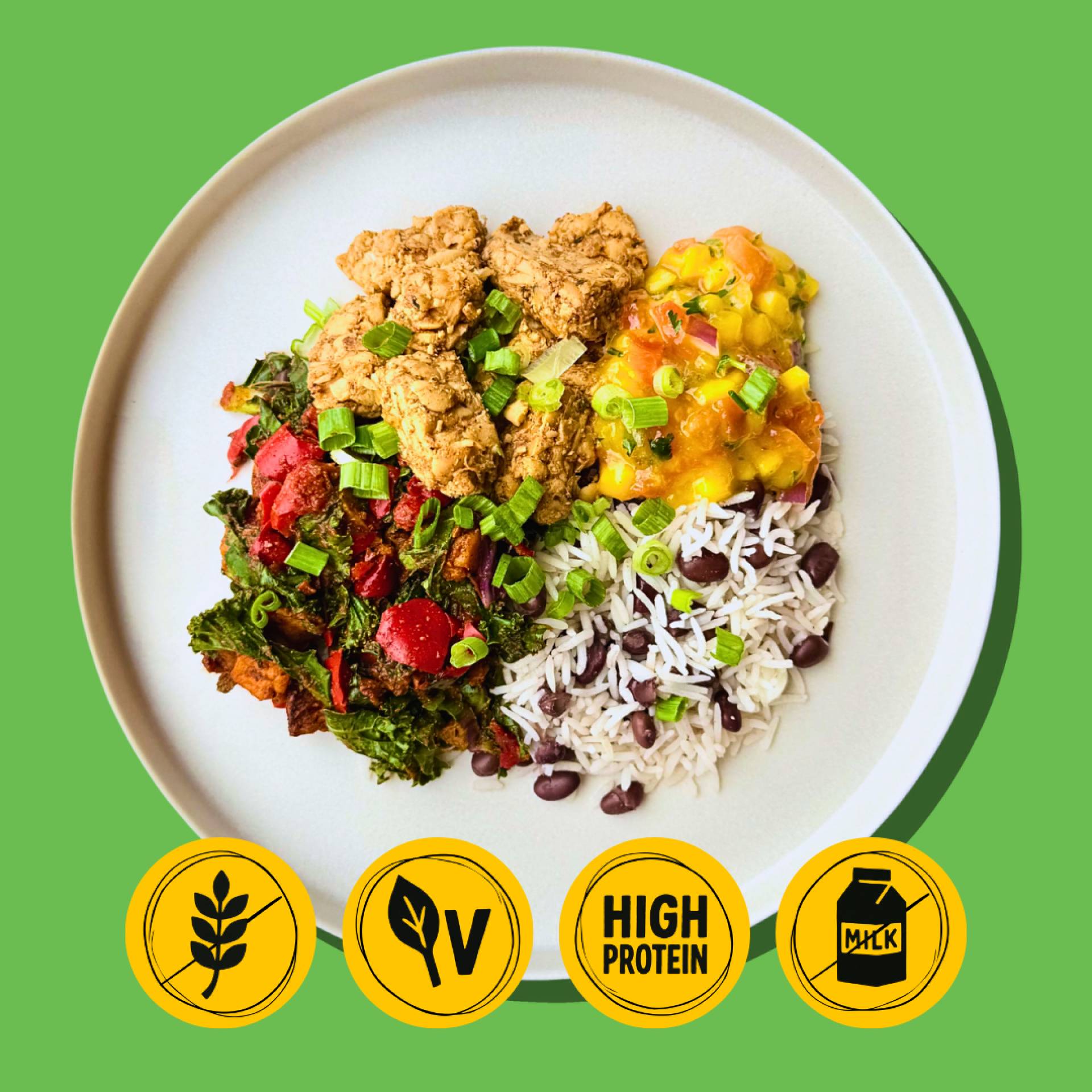 Sweet Heat Jamaican Jerk Tempeh
