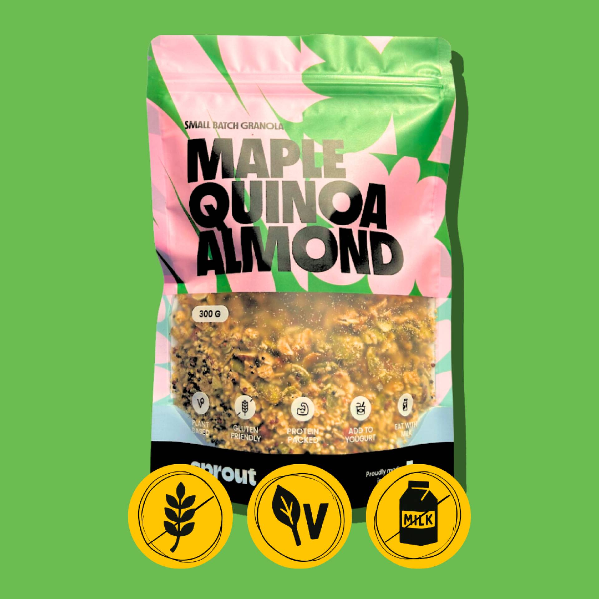 Maple Quinoa Almond Granola