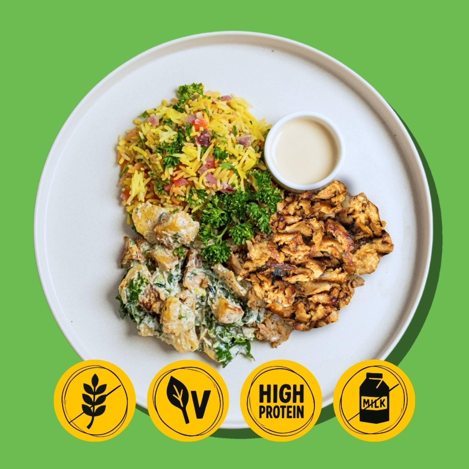 Halifax Hero Veggie Donair Bowl